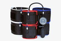 Blood Flow Restriction (BFR) Training Therapy Occlusion Restriction Cuffs with mmHg Monitor and Pump
