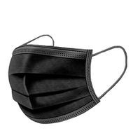 Nopeak Unisex Disposable Face Cover Dustproof Protection Activated Carbon Mouth Cover 3 Layers 50 Pcs