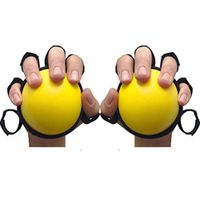 CHAONAO Five-Finger Grip Ball Device for Hemiplegia Anti-Spasticity Ball Splint Finger Orthosis Finger Training Equipment,1pair