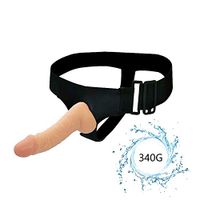 7.48IN Safe Soft Small Mini Underwear Waterproof Strápòn for Women Smooth Hòllow Ultra Elastic Harness Strap On for Men Men's Realistic Strapless happyToy Flesh