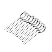 Spork, Reusable Stainless Steel Fork Spoon, Stainless Steel Spork for Daily Household and Outdoor Camping, Multi-function Fork for Adults, Children, Seniors and Disabled, 10 Pieces