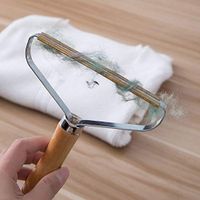 YTPB Portable lint Remover, Clothes Hair Razor Wooden, Clothing Hair Removal Shaver Fabric Durability, Pill Removal Brush