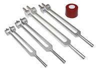 Radical 4pc set-3 Otto Tuners +1 Ohm Weighted Tuning fork Spine Nerves Tissues Bones Hips Energy