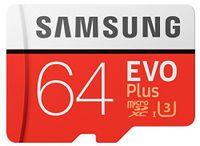 Samsung 64GB EVO Plus Class 10 Micro SDHC with Adapter (MB-MC64GA/AM)