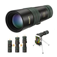 Monocular Telescope, SGODDE 8-24X30 Zoom Telescope,Dual Focus Monocular Scopes- High Power, Waterproof, BAK4 Prism Lens with Smartphone Adapter & Tripod for Bird Watching Hunting Hiking