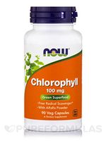 Now Foods Chlorophyll, 100 mg, 90 Veg Capsules