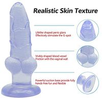 QY Big Size Realisstic Dil66o with Suction Cup, D'ildo Supplies Sunglasses Jeans 8.7 Inch