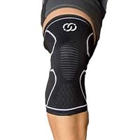 CompressionGear Knee Brace Sleeve - Reduce Strain & Swelling - Best Neoprene Sleeves for Men & Women - Padding Support for Powerlifting, Weightlifting, Crossfit, Running, Squats, & Sports - Pain Relief