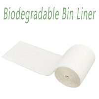Morcte 100% Biodegradable Compost Bags, 6 Gallon Food Scraps Yard Waste Bags, 100 Counts, F