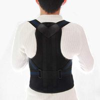 Haitao Small Mall Back Correction Belt, S Curved Aluminum Plate, Invisible Ultra-Thin Breathable, Student Children Anti-Humpback,XL