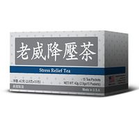 Stress Relief Tea Mulberry Mistletoe Herbal Supplement Helps for Blood Pressure 2.8g 15 Bags Made In USA by Lao Wei