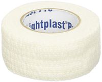 Lightplast Pro Tearable Adhesive Stretch Bandage, White, 1 Inch x 5 Yard