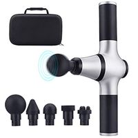 Massage Gun, Personal Hand-held Muscle Massage Gun by Powerful Percussion, Deep Tissue Massager Device with 5 Massage Head|3 Adjustable Speed Levels for Relieve Muscle or Fascia Soreness and Stiffness