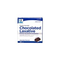 Quality Choice Regular Strength Chocolate Laxative 24 Count Each (3)