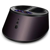 ZH Foot Massager, Intelligent Automatic Acupoint Kneading Foot Foot Pedicure Machine (Color : Black)