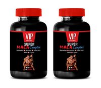 Testosterone Booster Best Selling - Super MACA Complex - Horny Goat Weed and l-arginine - 2 Bottles 120 Capsules