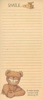 Boyds Winston's World "Winston's Cheesy Smile" Magnetic List Pad #791311