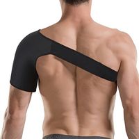 Filfeel Shoulder Brace, Adjustable Shoulder Support with Pressure Pad for Injury Prevention, Sprain,Soreness,Tendinitis, and Bursitis by (XL50-55cm)
