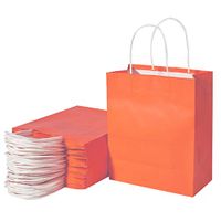 Paper Gift Bags,Kraft Paper Shopping Bags,Party Bags,Merchandise Bag, Kraft Bags, Retail Bags,Paper Bags with Handles 50Pcs/200Pcs