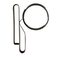 Zak Tool ZT52 Tactical Stealth Police Key Ring Holder (2.25-Inch Max), Black, 2-Pack