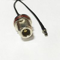 N female bulkhead to TS9 male plug RF Pigtail Jumper RG174 cable 20cm 8" NEW Good Quality Fast USA Shipping