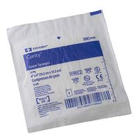 COVIDIEN JGVAxc 3033 Curity Gauze Sponge, Sterile 2's in Peel-Back Package, 4" x 4", 12-ply (2 Packs of 50)