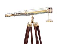 Floor Standing Admiral's Solid Brass Binoculars 62" by Nauticalmart