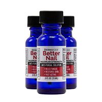Better Nail - Maximum Strength 25% Solution for Anti Fungal Nail Support | Nail Solution for Toenail & Fingernail Fungus | .5oz or 15ml - 3Pack