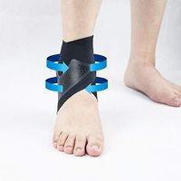 Amzlan Sport Ankle Brace，Adjustable Ankle Support ，Ultra-Thin Comfortable Ankle Protector for Fitness Cycling， (Right, M(38-40))