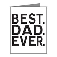 Note Card Best Dad Daddy Father Ever