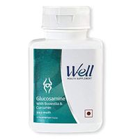 Natural Herb Glucosamine with Boswellia & Curcumin Tablets for Healthy Joints Function 120 Tablets Pack