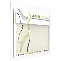 Lifesil Silicone Scar Treatment Gel Sheet - Reduce Appearance of Scars From Accidents, Surgery, Stretch Marks, Burns - Self-adhesive, Durable and Reusable - Pack with 1 sheet