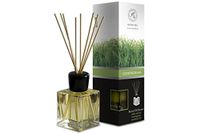 Room Fragrance Diffuser Lemongrass 6.8oz 200ml with 8 Bamboo Sticks - with Pure & Natural Lemongrass Essential Oil - Intensive Room Scent - 0% alcohol - Diffuser Gift Set