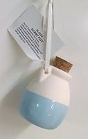 Glazed Scent Pot (Light Blue)