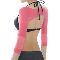 Ausom Womens Long Sleeve Arm Shaper Slimmer Back Shoulder Support Wrap Change Posture Humpback Shaperwear