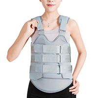 Thoracic And Lumbar Support Brace With Removable Contouring Plate, Adjustable, Grade Lumbar Belt For Pain Relief And Injury Prevention (Size Customizable),S