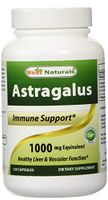 Best Naturals Astragalus Extract 1000 Mg 120 Capsules (Pack of 2)