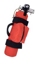 R&B Fabrications 475OR Nylon Oxygen"Depth" Cylinder Sleeve with Pocket, Orange
