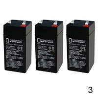 Mighty Max Battery 4 Volt 4.5 Ah SLA Battery for Fi-Shock SS-740-3 Pack Brand Product