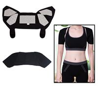 HYP Shoulder Pads Warm Sleeping Middle - Aged Women Shoulder Pads Shoulder (Black, S)