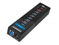 Kingwin USB Hub 9 Port USB 3.0 Data Hub for Mobile SSD, MacBook, Mac Pro/Mini, iMac, Chromebook, Surface Pro, USB Flash Drives, Notebook PC, XPS, and More. Include 2 IQ Smart Charging Port