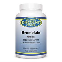 Vitamin Discount Center Bromelain 400mg, 120 Capsules