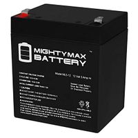 Mighty Max Battery 12V 5AH Replacement for Securitron BPS121 + 12V 1Amp Charger Brand Product