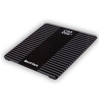 Smart Care® Glass Top LCD Display Electronic Digital Personal Bathroom Health Body Weight Weighing Scale,Weight Scale Digital for Human Body, Weight Machines for Body Weight Black - SC0181