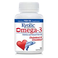 Kyolic Aged Garlic Extract Omega-3, Cholesterol and Circulation, 90 soft gels