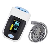 Fingertip Blood Oxygen Test Machine, with 0.96 inch Display Screen, Fast and Accurate Results for Home, Exercise and Travel Use(Blue)