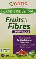 Ortis Intestinal Transit Fruits & Fibres 30 Tablets