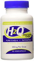 H2Q 8 x Absorption CoQ10 100mg (Non GMO, Soy Free, Vegan) 60 vegecaps
