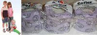 Andover CO-Flex 2"x5Yds Neon Lavender Smiley Face 3-Pack Cohesive Flexible Elastic Latex Bandage Compression Self Adherent Wrap Kids Children Vet Animals Pets Cats Dogs Horses 3200SM