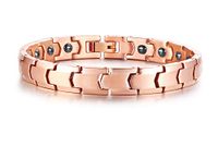 Winnie Elegant Couples His and Hers Titanium Magnetic Therapy Distance Bracelets,Take Care of Your Lover with Health (Women's)
